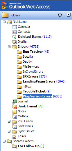My inbox after 2 months